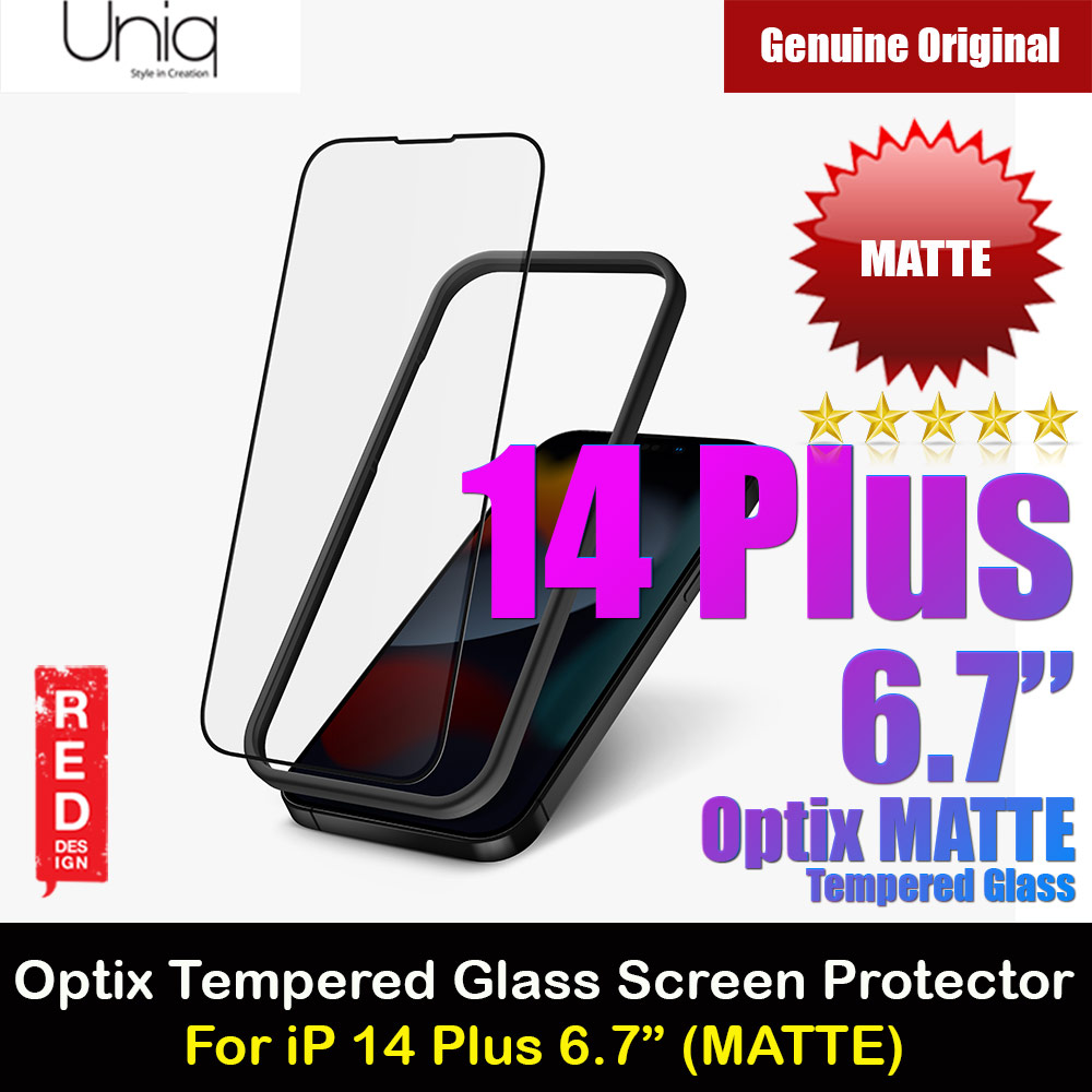 Picture of Uniq Optix Matte HD Clear 2.85D Tempered Glass Screen Protector for iPhone 14 Plus 6.7 (Matte ) Apple iPhone 14 Plus 6.7- Apple iPhone 14 Plus 6.7 Cases, Apple iPhone 14 Plus 6.7 Covers, iPad Cases and a wide selection of Apple iPhone 14 Plus 6.7 Accessories in Malaysia, Sabah, Sarawak and Singapore 