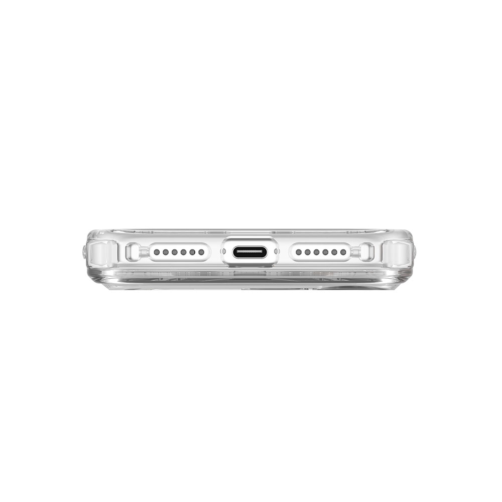 Picture of Apple iPhone 17 Pro 6.3 Case | Uniq Swivix Rotating 360 Kickstand Case Magclick Protection Case for iPhone 17 Pro  6.3 (Lucent Clear)