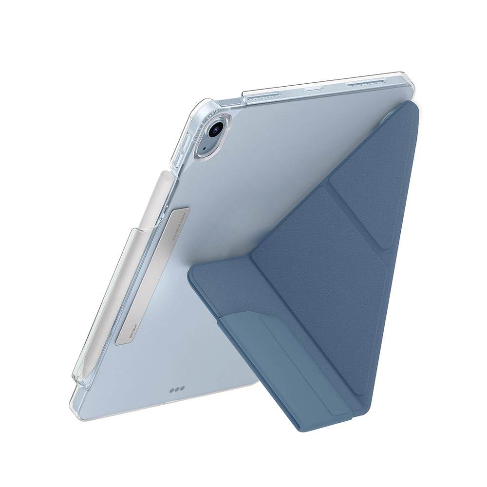 Picture of Apple iPad Air 11 M3 2025 Case | Uniq Camden Click Flip Cover Stand Case for iPad Air 11 M2 2024 M2 2025 (Blue)