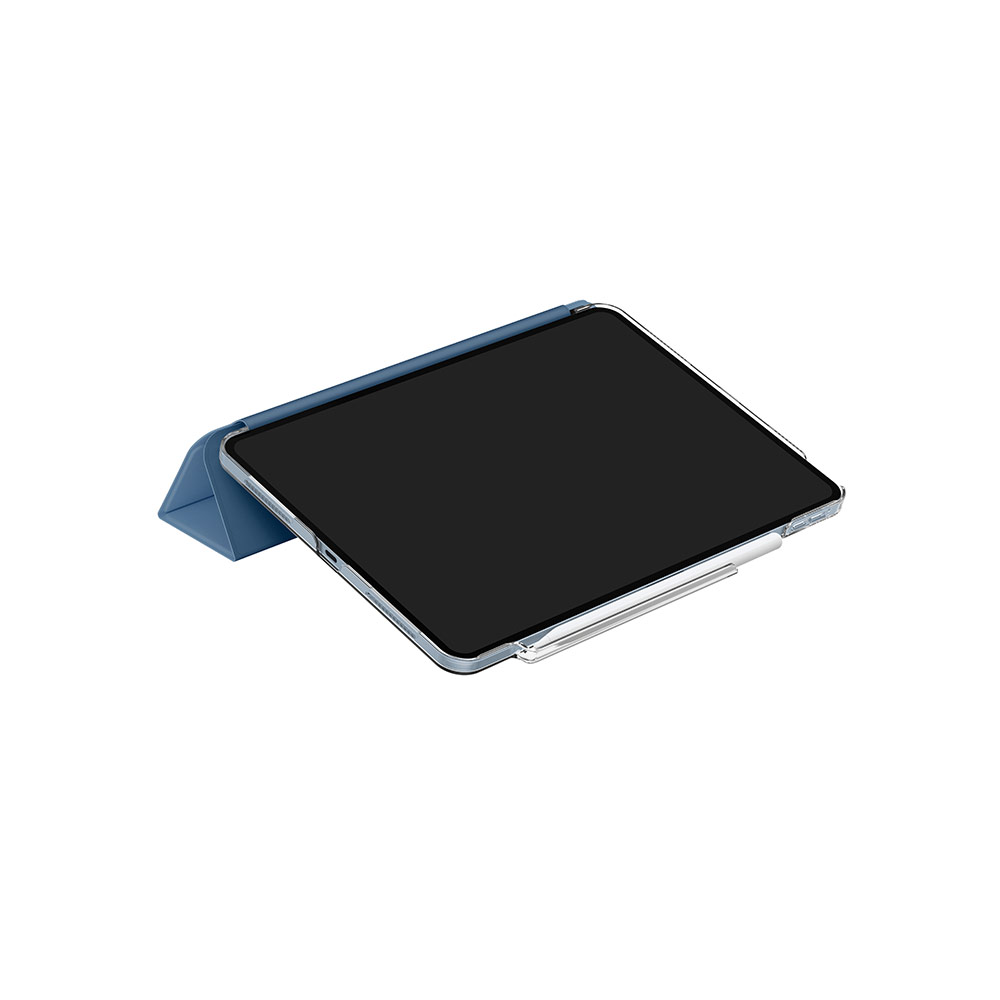 Picture of Apple iPad Air 11 M3 2025 Case | Uniq Camden Click Flip Cover Stand Case for iPad Air 11 M2 2024 M2 2025 (Blue)