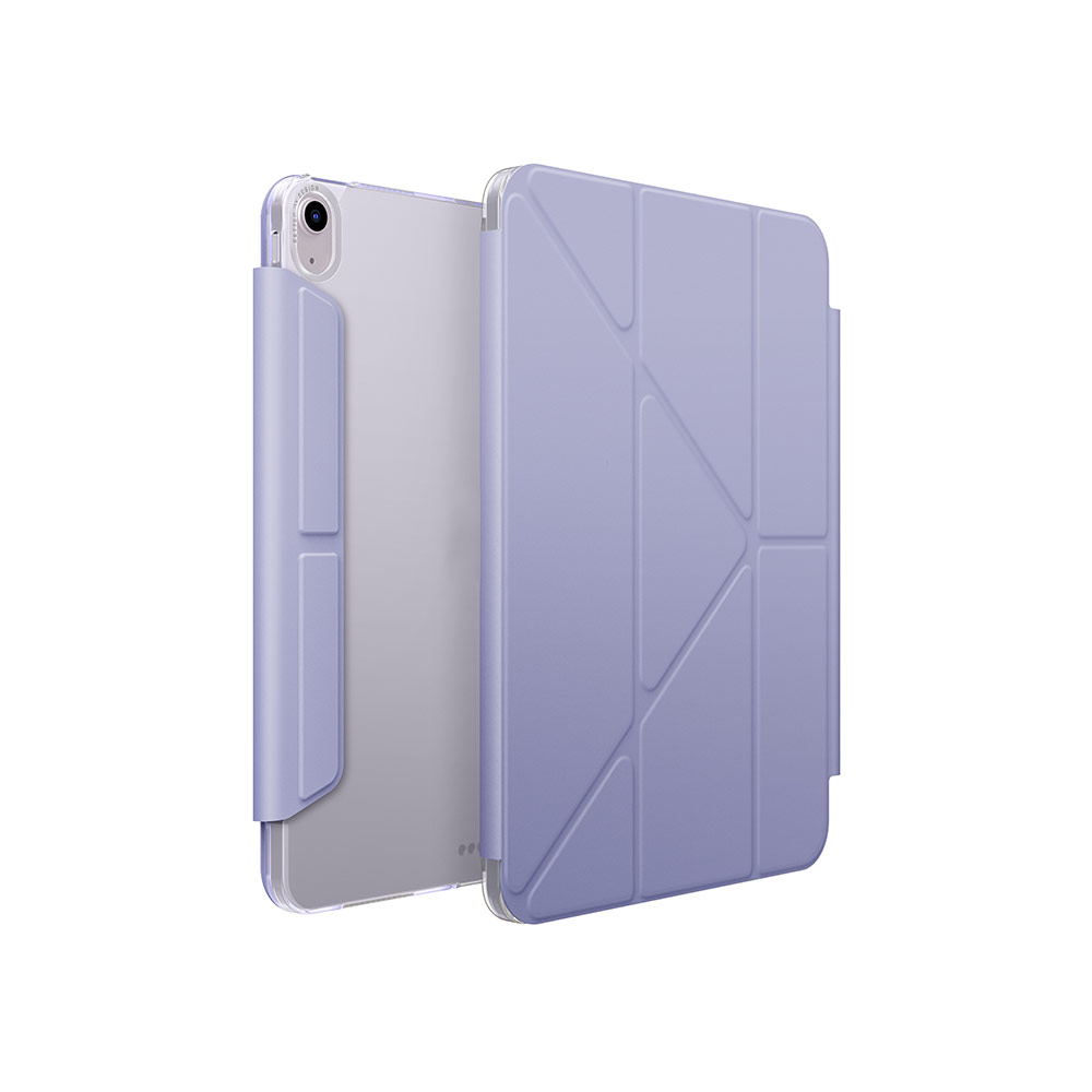 Picture of Apple iPad Air 11 M3 2025 Case | Uniq Camden Click Flip Cover Stand Case for iPad Air 11 M2 2024 M3 2025 (Purple)