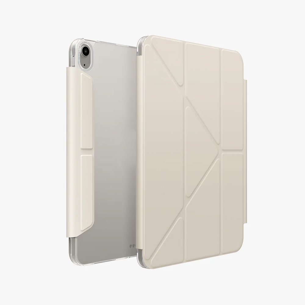Picture of Apple iPad Air 11 M3 2025 Case | Uniq Camden Click Flip Cover Stand Case for iPad Air 11 M2 2024 M3 2025  (Ivory)