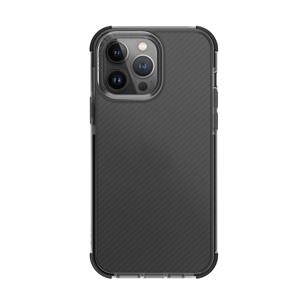 Picture of Apple iPhone 14 Pro Max 6.7 Case | Uniq Combat Hybrid Ultra Tough Drop Protection Case for iPhone 14 Pro Max 6.7 (Aramid Smoke)