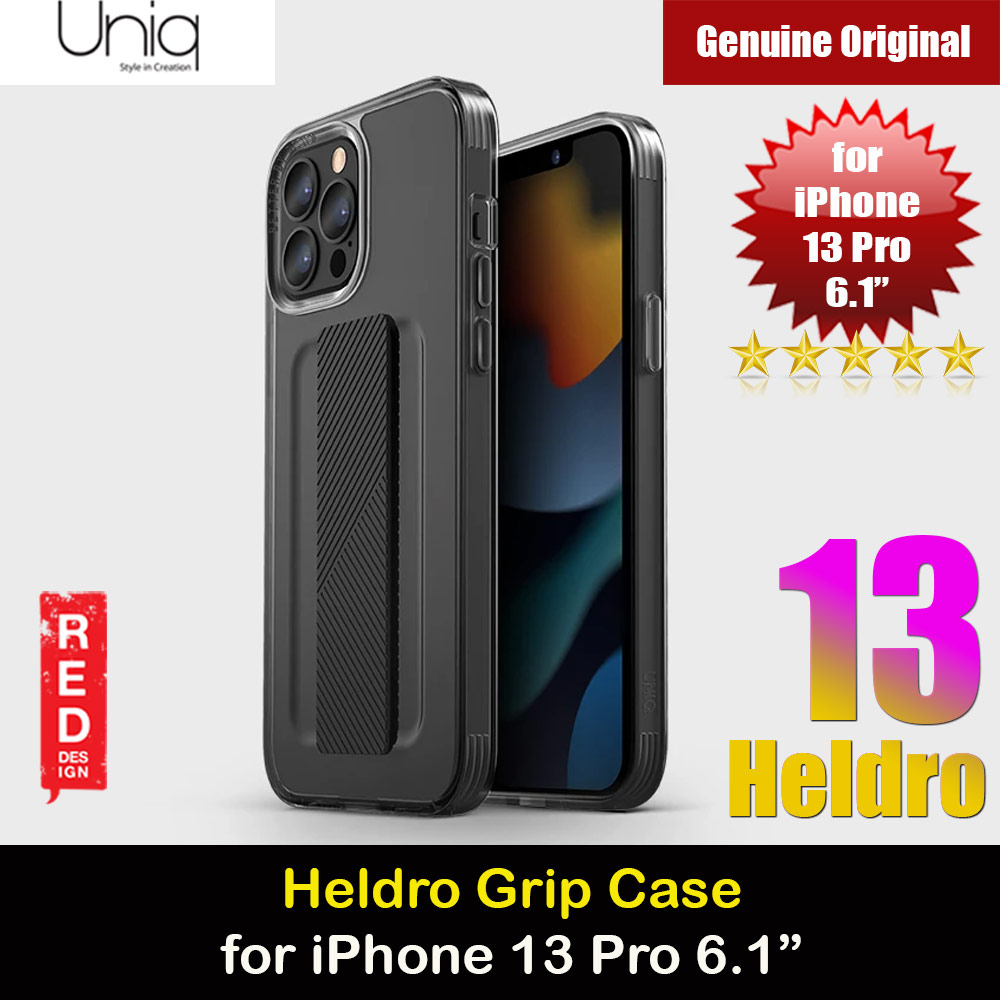 Picture of Uniq Heldro Free Grip Flex Grip Sporty Drop Protection Case with Wrist Strap for iPhone 13 Pro 6.1 (Vapour Smoke) Apple iPhone 13 Pro 6.1- Apple iPhone 13 Pro 6.1 Cases, Apple iPhone 13 Pro 6.1 Covers, iPad Cases and a wide selection of Apple iPhone 13 Pro 6.1 Accessories in Malaysia, Sabah, Sarawak and Singapore 