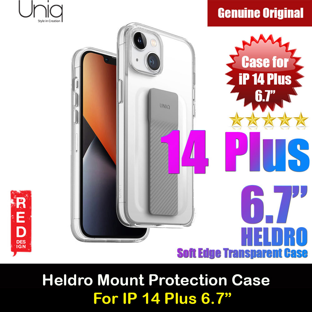Picture of Uniq Heldro Free Grip Flex Grip Sporty Drop Protection Case with Wrist Strap for iPhone 14 Plus 6.7 (Lucent Clear) Apple iPhone 14 Plus 6.7- Apple iPhone 14 Plus 6.7 Cases, Apple iPhone 14 Plus 6.7 Covers, iPad Cases and a wide selection of Apple iPhone 14 Plus 6.7 Accessories in Malaysia, Sabah, Sarawak and Singapore 