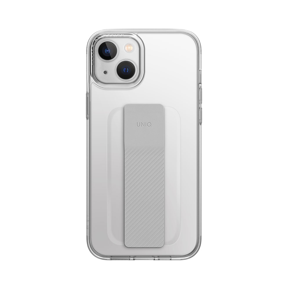 Picture of Apple iPhone 14 Plus 6.7 Case | Uniq Heldro Free Grip Flex Grip Sporty Drop Protection Case with Wrist Strap for iPhone 14 Plus 6.7 (Lucent Clear)