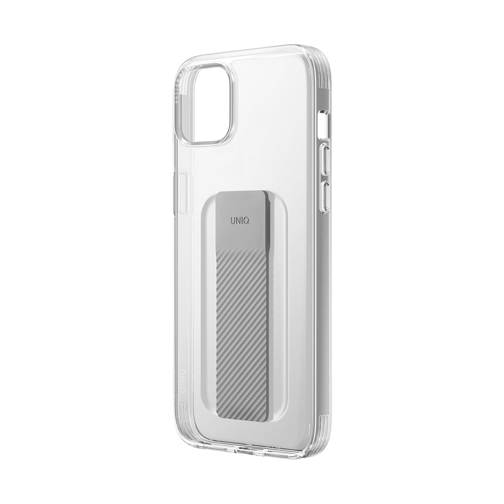 Picture of Apple iPhone 14 Pro Max 6.7 Case | Uniq Heldro Free Grip Flex Grip Sporty Drop Protection Case with Wrist Strap for iPhone 14 Pro Max 6.7 (Lucent Clear)