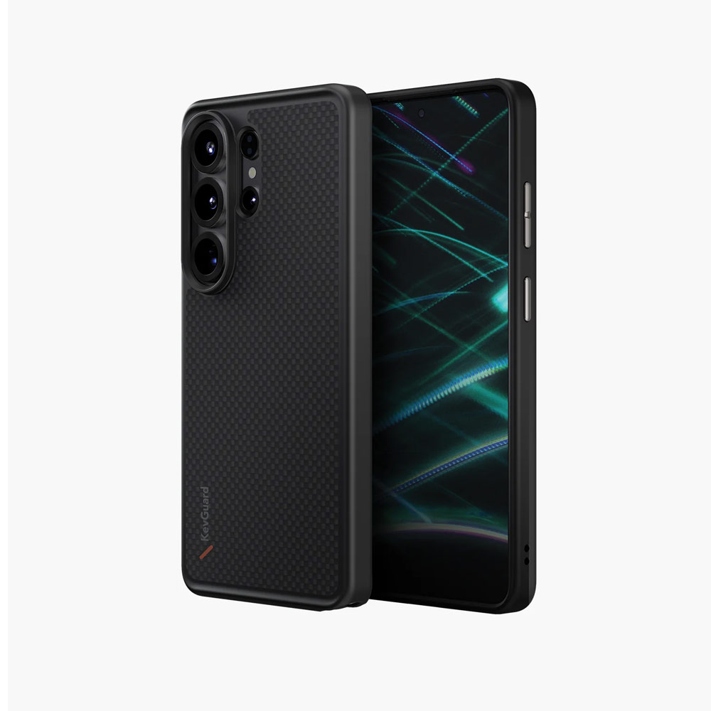 Picture of Samsung Galaxy S26 Ultra Case | Uniq Hybrid Keva with MagClick Charging Aramid Fiber Tough Case for Samsung Galaxy S26 Ultra (Carbon Black)