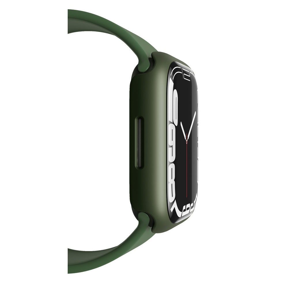 Picture of Apple Watch 41mm Case | Uniq Legion Hybrid Series Case with High Sensitivity Touch 9H Tempered Glass for Apple Watch 41mm (Black)