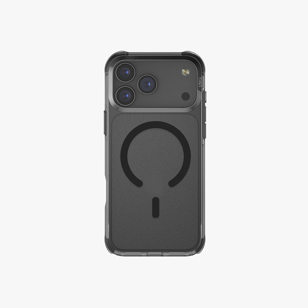 Picture of Apple iPhone 17 Pro Max 6.9 Case | Uniq LifePro Xtreme Hybrid Magclick Slim Thin Anti Finger Print Transparent Drop Protection Case for iPhone 17 Pro Max 6.9 (Frosted Smoke)