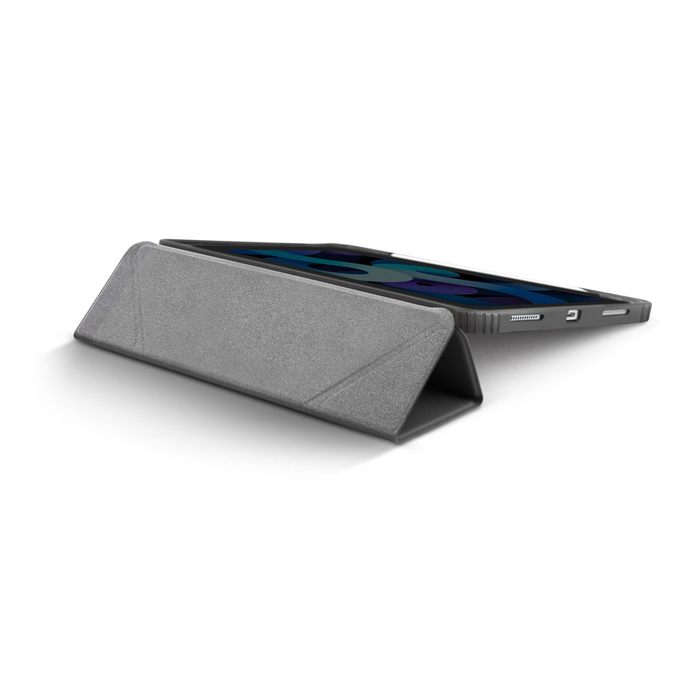 Picture of Apple iPad Pro 11 3rd gen 2021 Case | Uniq Moven Tough Hybrid Case with Clear Scratch-Resistant Black Protection Flip and Standable Case with Pen Storage for Apple iPad Pro 11 3rd Gen 2021 (Grey)