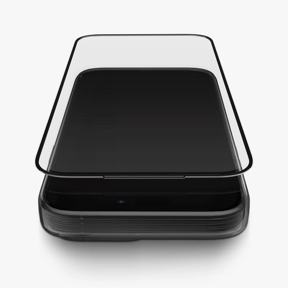 Picture of Apple iPhone 17 Pro Max 6.9 Screen Protector | Uniq Optix Covex Matte Anti Glare Tempered Glass Screen Protector with Installation Helper Kit for iPhone 17 Pro Max 6.9 (Matte)