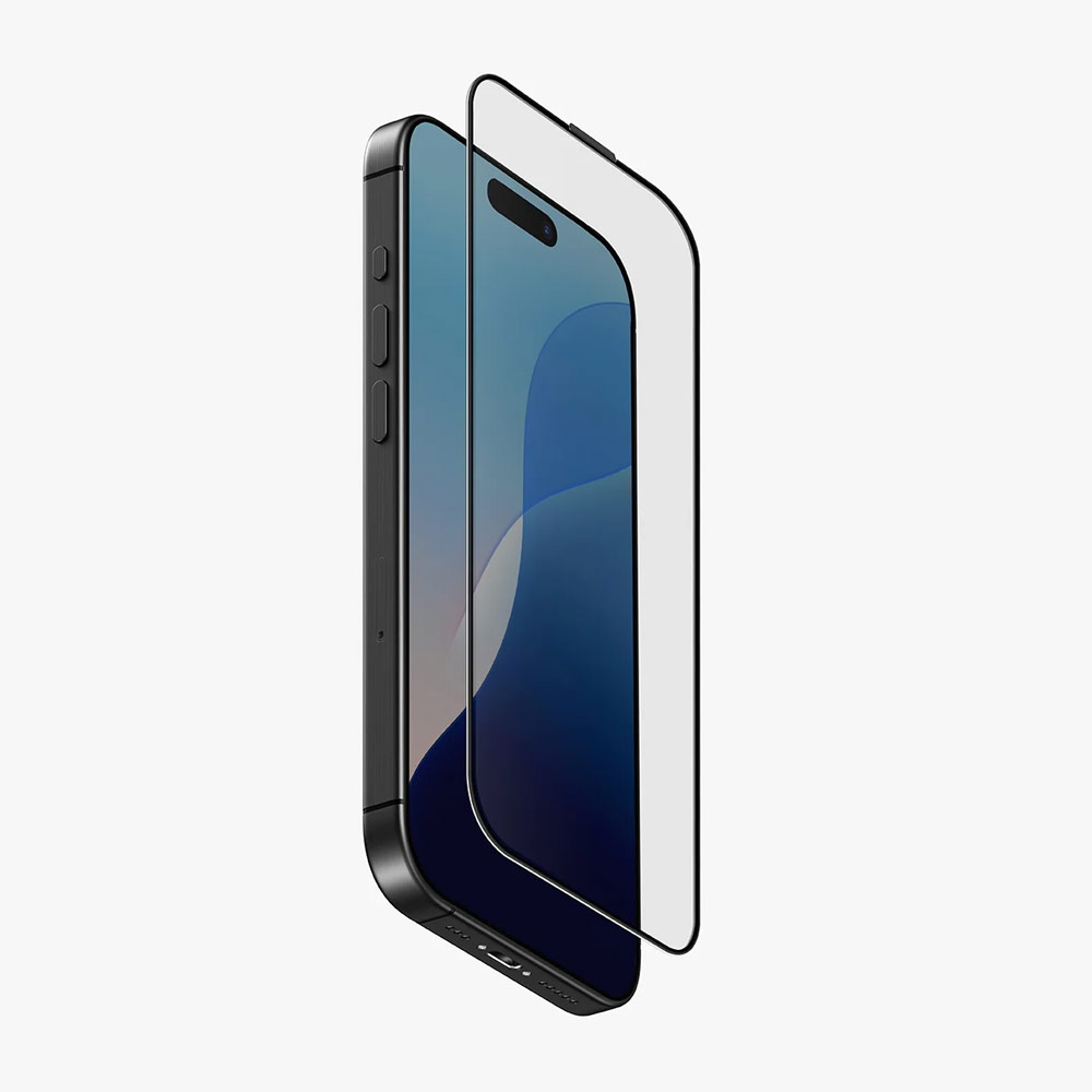 Picture of Apple iPhone 16 Pro Max 6.9 Screen Protector | Uniq Optix Vivid Tempered Glass Screen Protector with Installation Helper Kit for iPhone 16 Pro Max 6.9 (Clear)