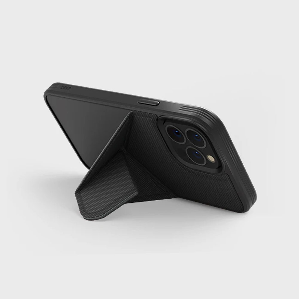 Picture of Apple iPhone 13 6.1 Case | Uniq Transforma Drop Protection Stand Case Magsafe Compatible for iPhone 13 6.1 (Electric Blue)