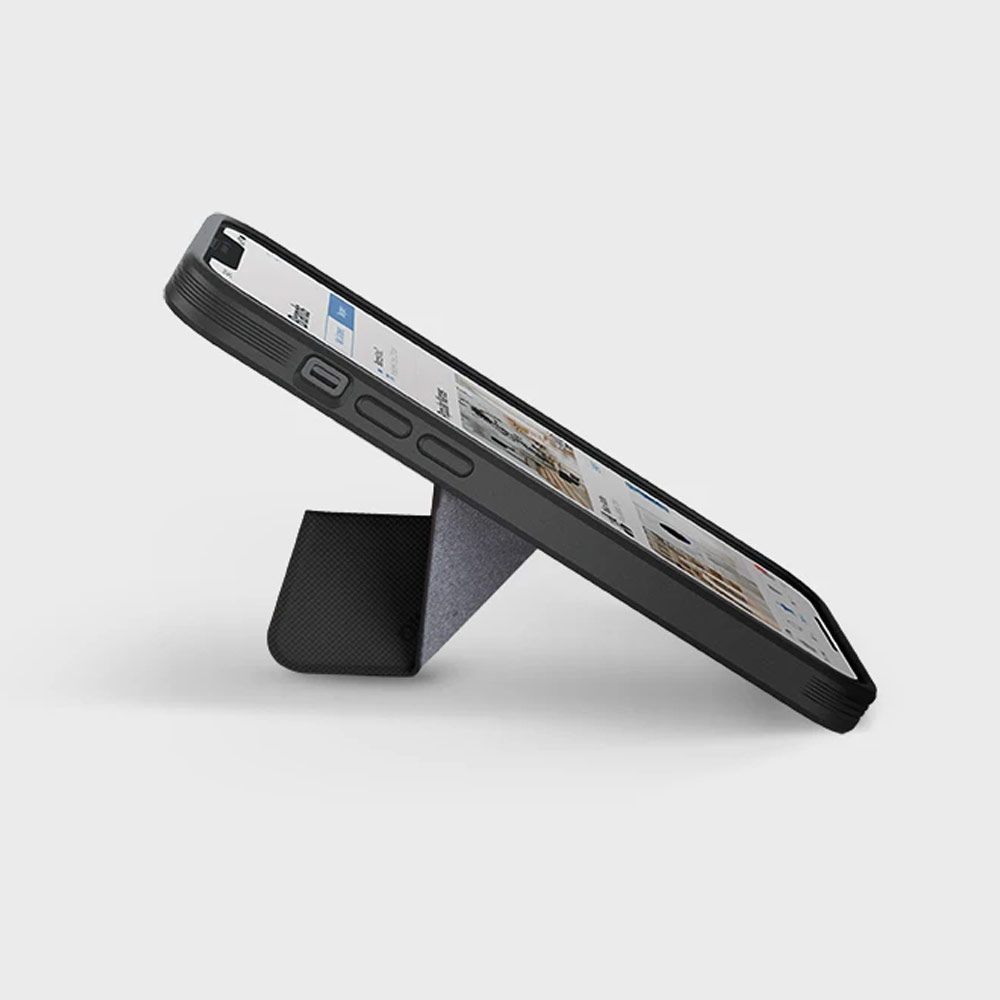 Picture of Apple iPhone 13 6.1 Case | Uniq Transforma Drop Protection Stand Case Magsafe Compatible for iPhone 13 6.1 (Electric Blue)