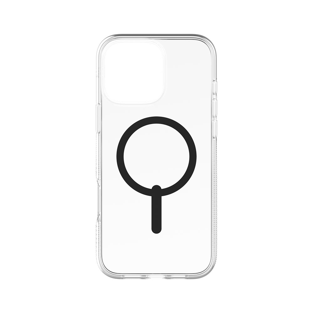 Picture of Apple iPhone 16 Pro Max 6.9 Case | Zagg Crystal Palace Snap Anti Yellow Magnetic Drop Protection Case for iPhone 16 Pro Max 6.9 (Black)