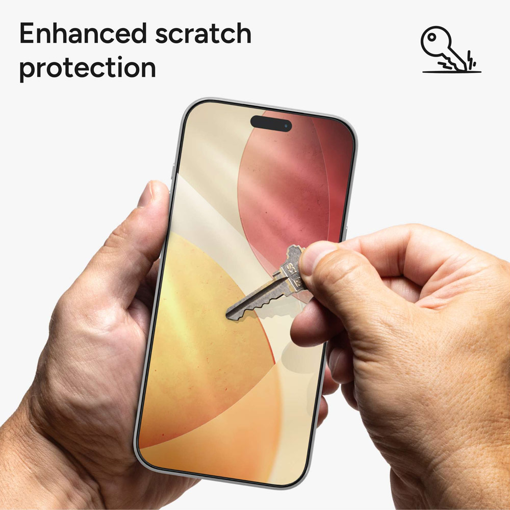 Picture of Apple iPhone 17 Pro Max 6.9 Screen Protector | Zagg Glass Plus Edge Tempered Glass Screen Protector with Easy Installation Tray for iPhone 17 Pro Max 6.9 (Clear)