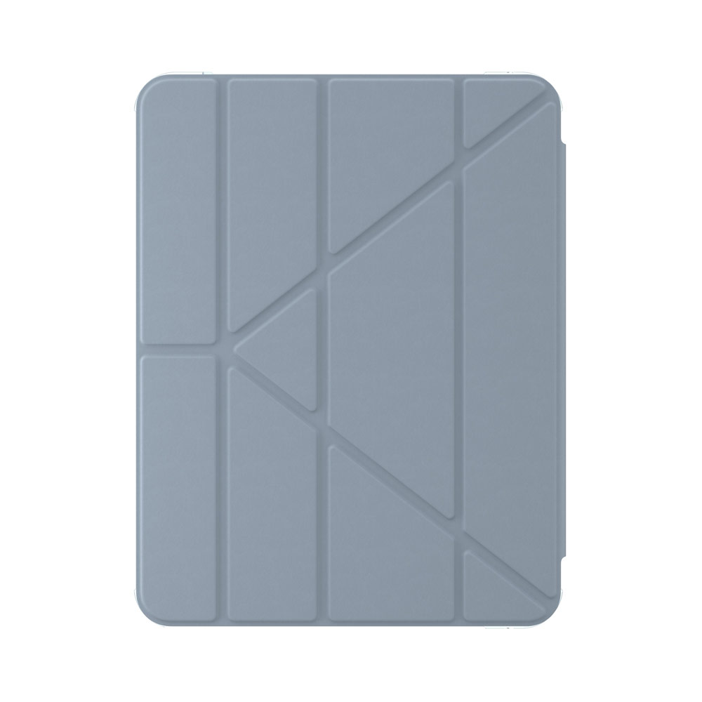 Picture of Apple iPad Air 11 M3 2025 Case | Zagg Hampton Folio Protection Flip Stand Case for iPad Air 11 M2 2024 M3 2025 (Light Blue)