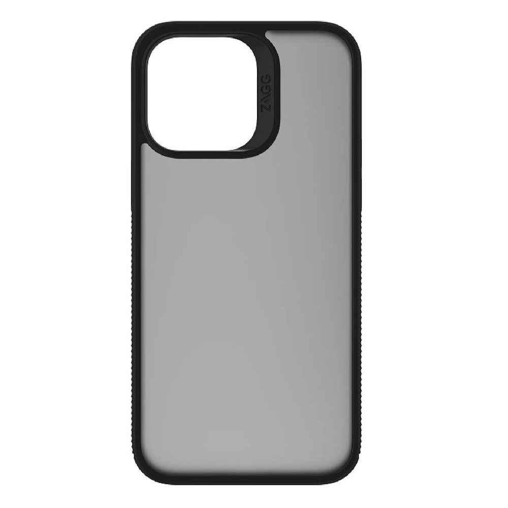 Picture of Apple iPhone 14 6.1 Case | Zagg Hampton Slim Design Improved Grip Drop Protection Anti Finger Print Case for iPhone 14 6.1 (Matte Black Tint)