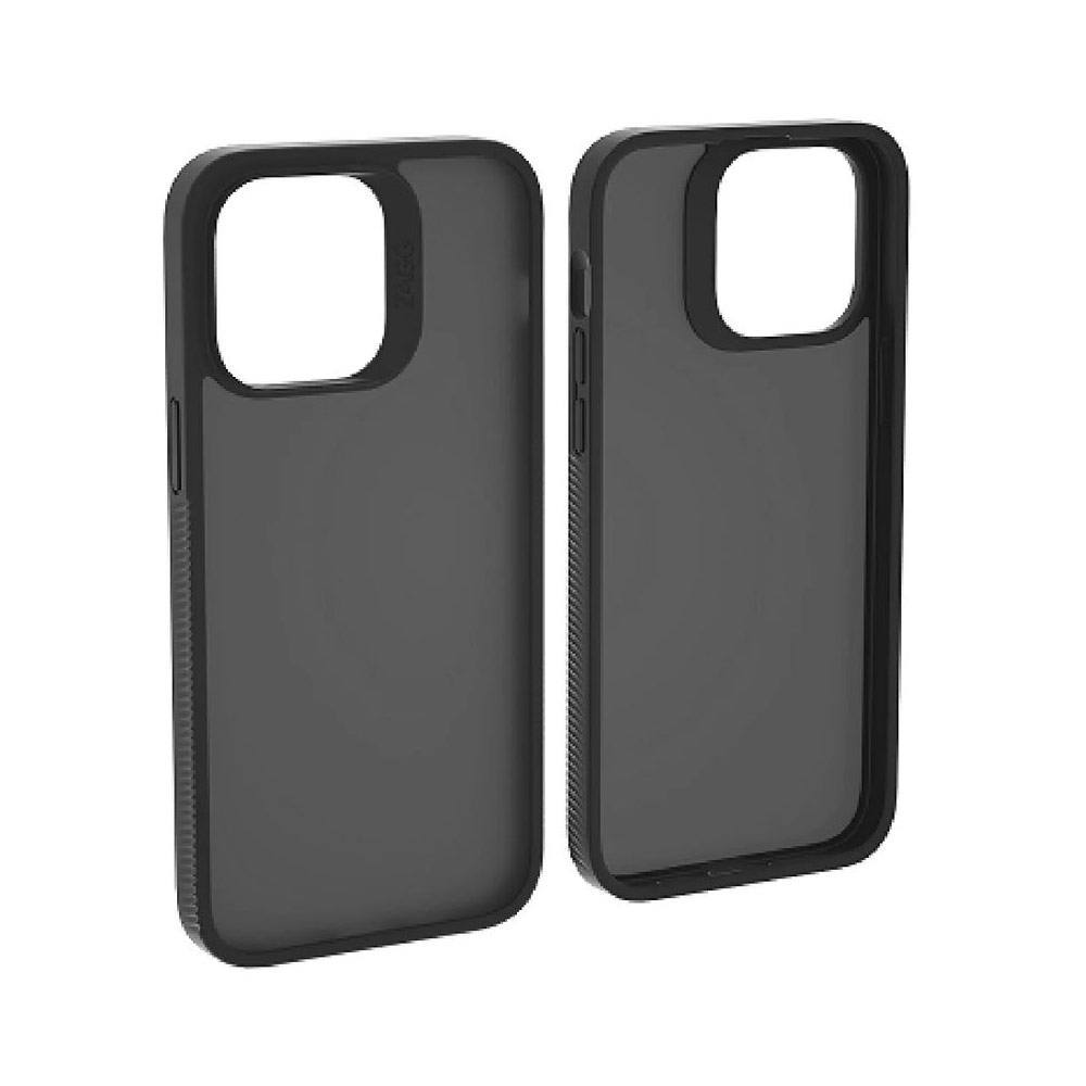 Picture of Apple iPhone 14 6.1 Case | Zagg Hampton Slim Design Improved Grip Drop Protection Anti Finger Print Case for iPhone 14 6.1 (Matte Black Tint)