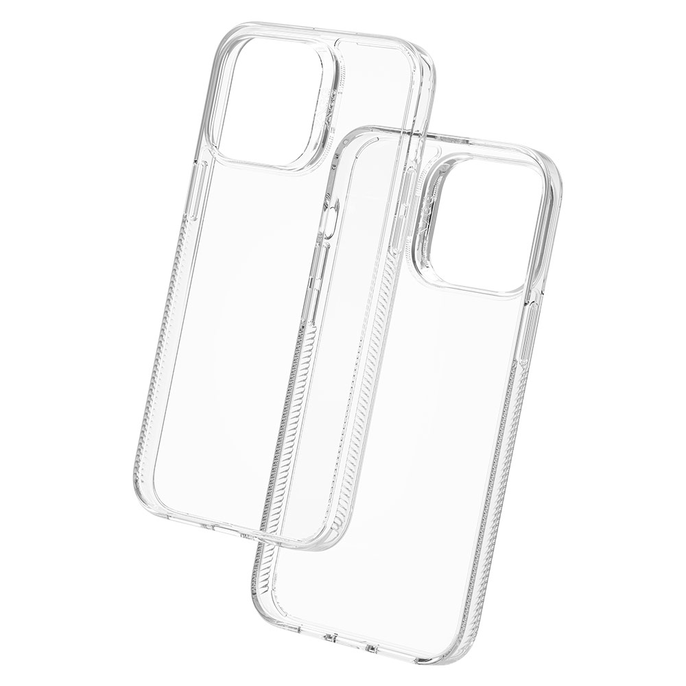 Picture of Apple iPhone 14 6.1 Case | Zagg Slim Improved Grip Drop Protection Case for iPhone 14 6.1 (Clear)